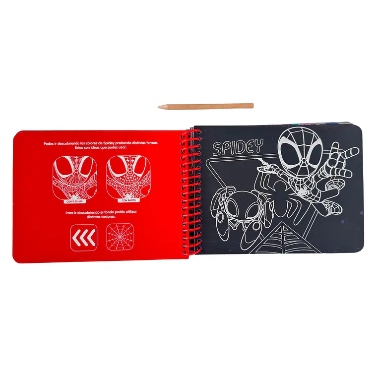 LIBRO CON ACTIVIDADES PARA RASPAR CON LAPIZ (DISEÑO ALEATORIO) 8