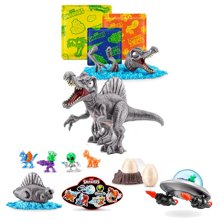 HUEVO SMASHERS DINOSAURIOS VS ALIENS DE ZURU (DINOSAURIO SORPRESA)  6