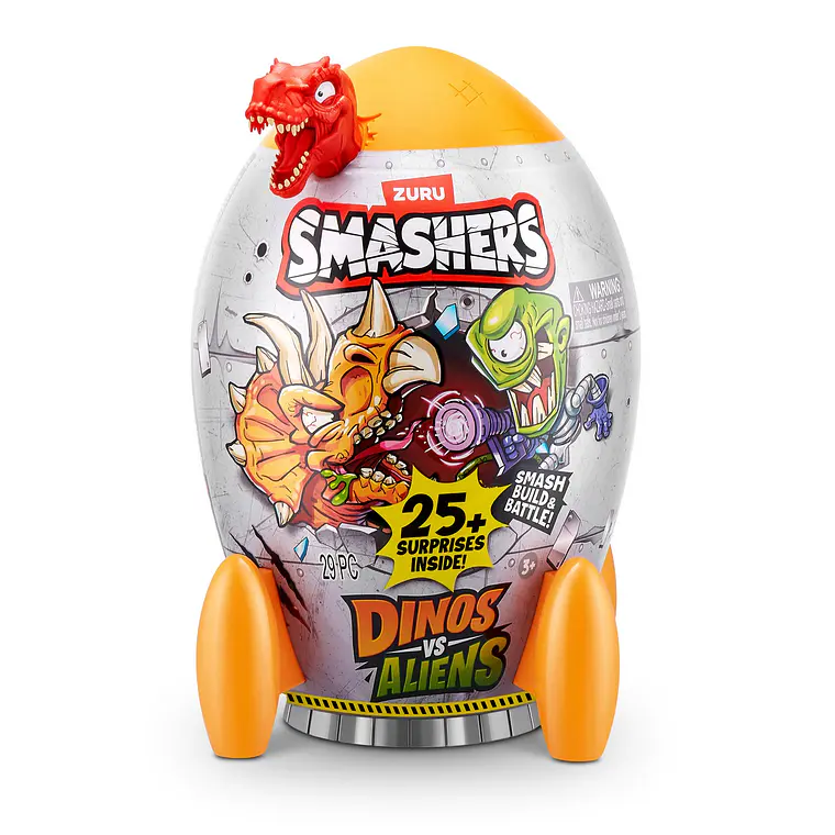 HUEVO SMASHERS DINOSAURIOS VS ALIENS DE ZURU (DINOSAURIO SORPRESA)  8