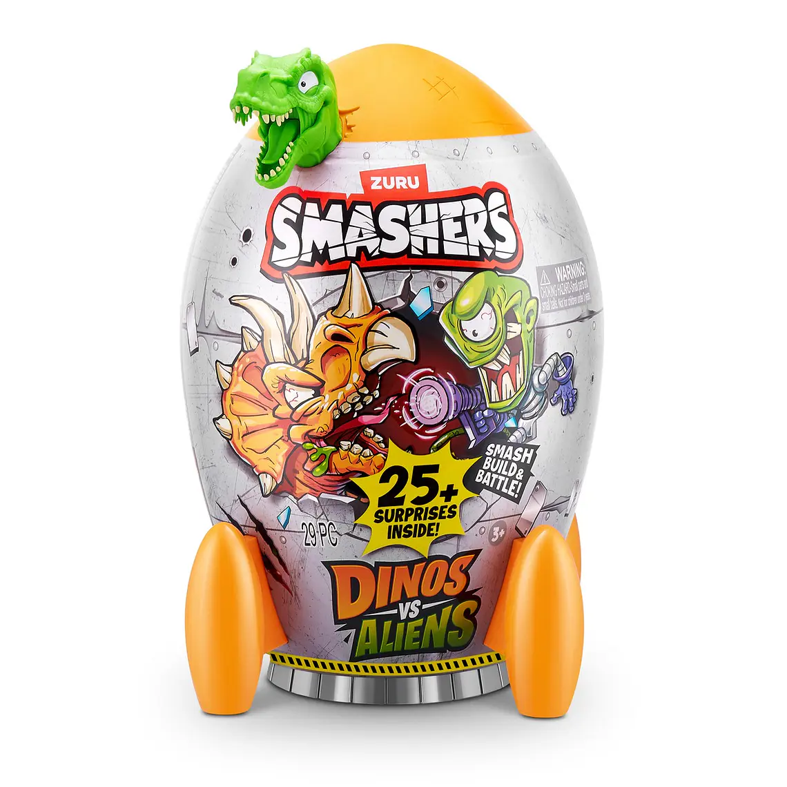 HUEVO SMASHERS DINOSAURIOS VS ALIENS DE ZURU (DINOSAURIO SORPRESA)  12