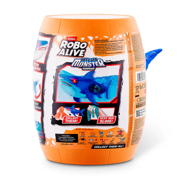 MOUNSTRUOS SORPRESA PROFUNDIDADES MARINAS ROBO ALIVE DE ZURU (DISEÑO ALEATORIO) 4