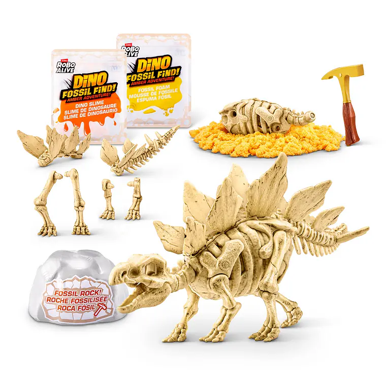HUEVO ROBO ALIVE CON FOSIL DE DINOSAURIO DE ZURU (DINOSAURIO SORPRESA)  6
