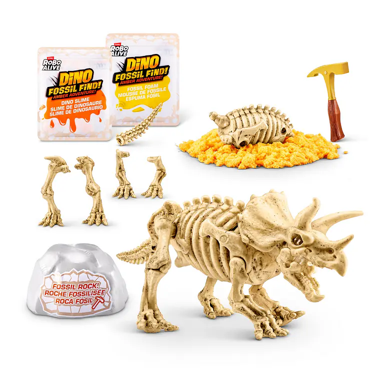 HUEVO ROBO ALIVE CON FOSIL DE DINOSAURIO DE ZURU (DINOSAURIO SORPRESA)  7