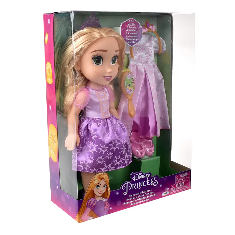 MUÑECA FASHION 38 CM CON ACCESORIOS PRINCESAS DE DISNEY (DISEÑO ALEATORIO) 2
