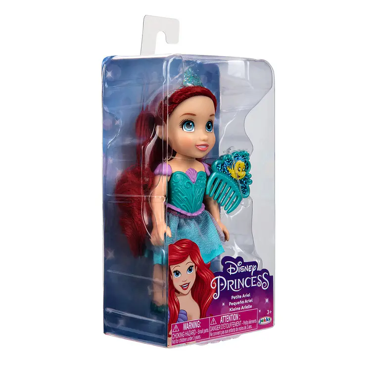MUÑECA 15 CM CON PEINE PRINCESAS DE DISNEY (DISEÑO ALEATORIO) 2
