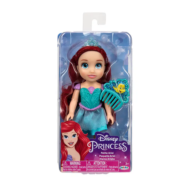 MUÑECA 15 CM CON PEINE PRINCESAS DE DISNEY (DISEÑO ALEATORIO) 3