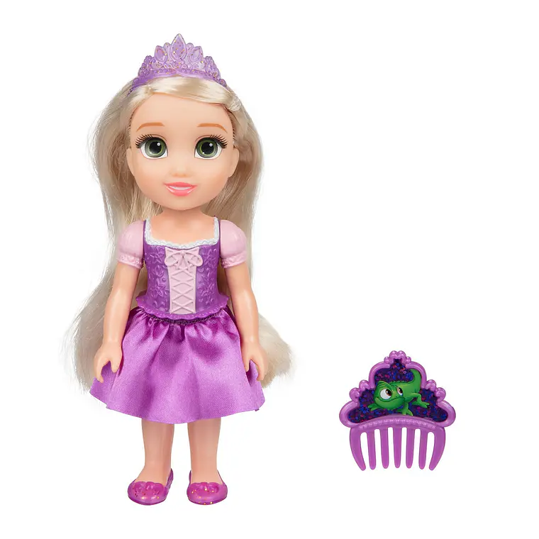 MUÑECA 15 CM CON PEINE PRINCESAS DE DISNEY (DISEÑO ALEATORIO) 12