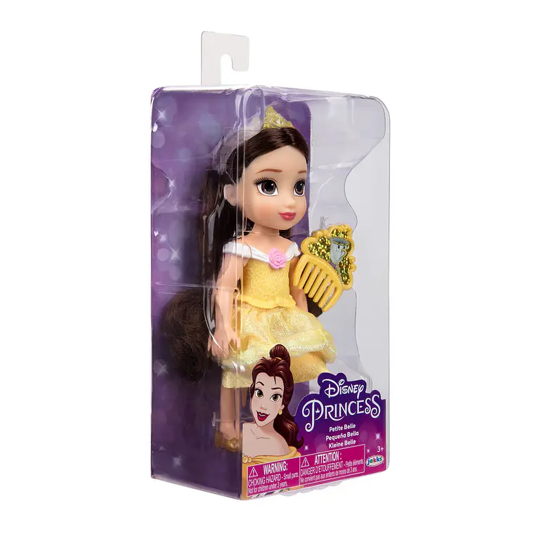 MUÑECA 15 CM CON PEINE PRINCESAS DE DISNEY (DISEÑO ALEATORIO) 15