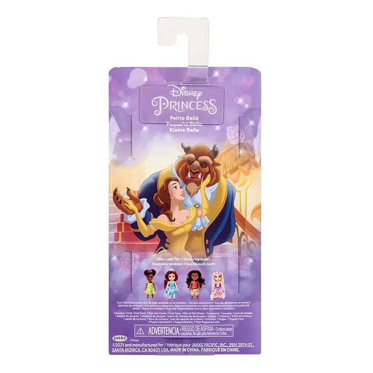 MUÑECA 15 CM CON PEINE PRINCESAS DE DISNEY (DISEÑO ALEATORIO) 17