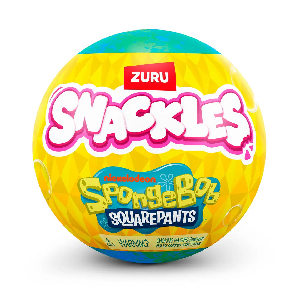 PELUCHE SNACKLES DE 12 CMS BOB ESPONJA DE ZURU (PELUCHE SORPRESA)  3