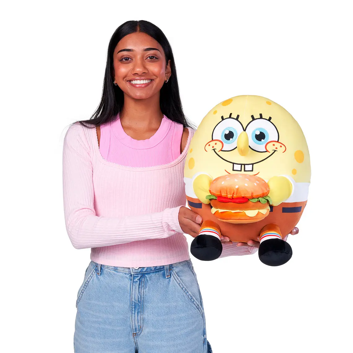 PELUCHE SNACKLES DE 35 CMS BOB ESPONJA DE ZURU (DISEÑO ALEATORIO)  7