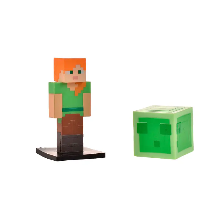 SET 2 FIGURAS 6 CMS TOPPEEZ MINECRAFT (DISEÑO ALEATORIO) 4