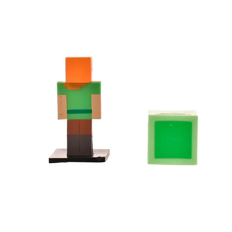 SET 2 FIGURAS 6 CMS TOPPEEZ MINECRAFT (DISEÑO ALEATORIO) 5