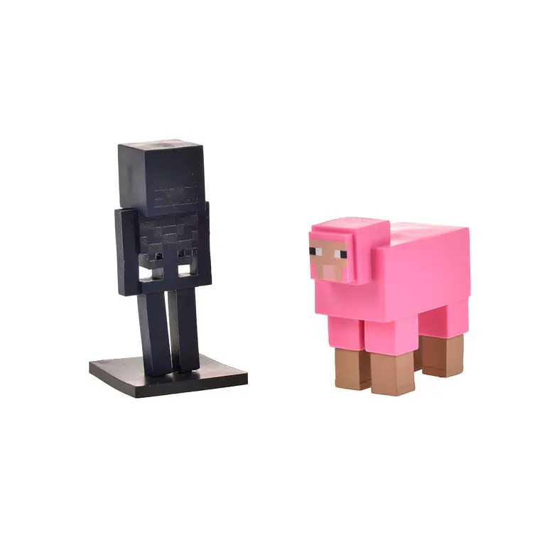 SET 2 FIGURAS 6 CMS TOPPEEZ MINECRAFT (DISEÑO ALEATORIO) 7