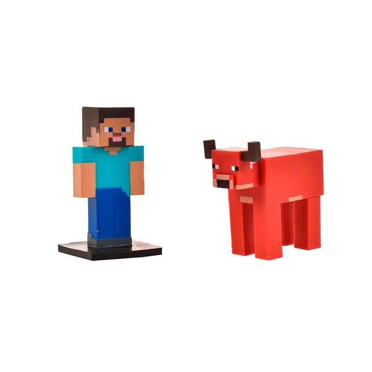 SET 2 FIGURAS 6 CMS TOPPEEZ MINECRAFT (DISEÑO ALEATORIO) 9