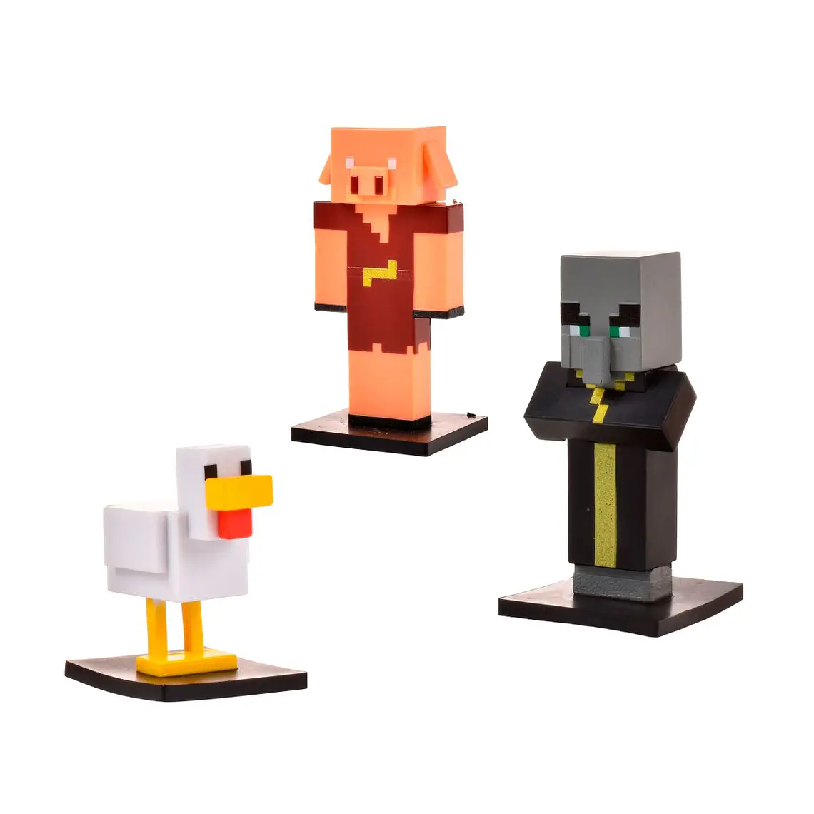 SET 3 FIGURAS 6 CMS TOPPEEZ MINECRAFT (DISEÑO ALEATORIO) 8