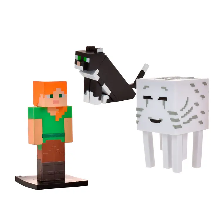 SET 3 FIGURAS 6 CMS TOPPEEZ MINECRAFT (DISEÑO ALEATORIO) 10