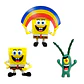PACK 3 FIGURAS 5 CM EN BLISTER BOB ESPONJA (DISEÑO ALEATORIO) - Miniatura 10