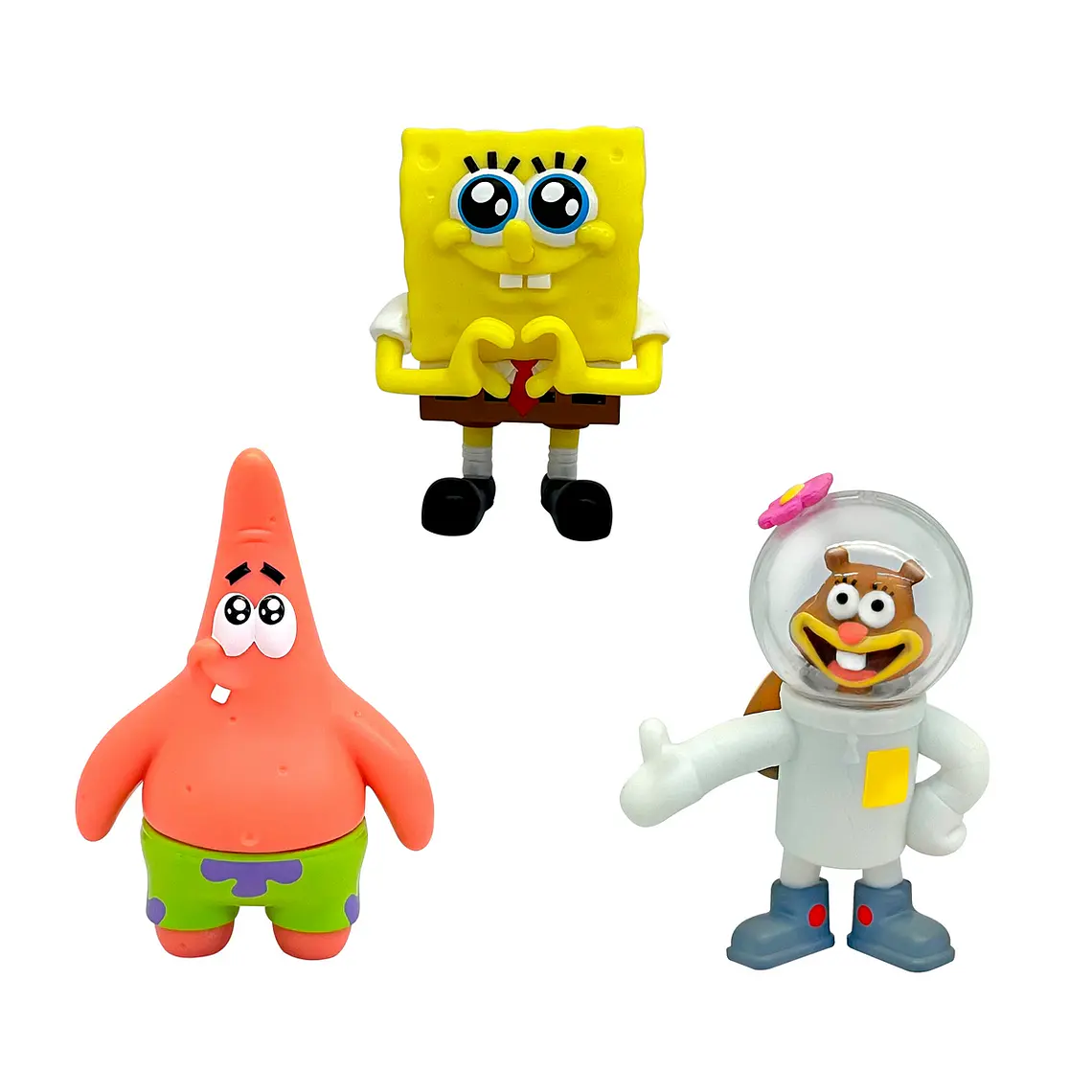 PACK 3 FIGURAS 5 CM EN BLISTER BOB ESPONJA (DISEÑO ALEATORIO) 12