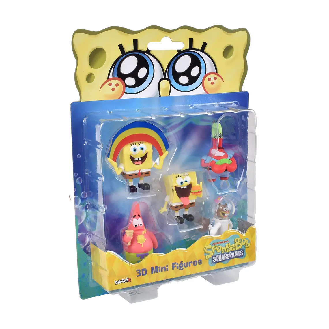 PACK 5 FIGURAS 5 CM EN BLISTER BOB ESPONJA (DISEÑO ALEATORIO) 2