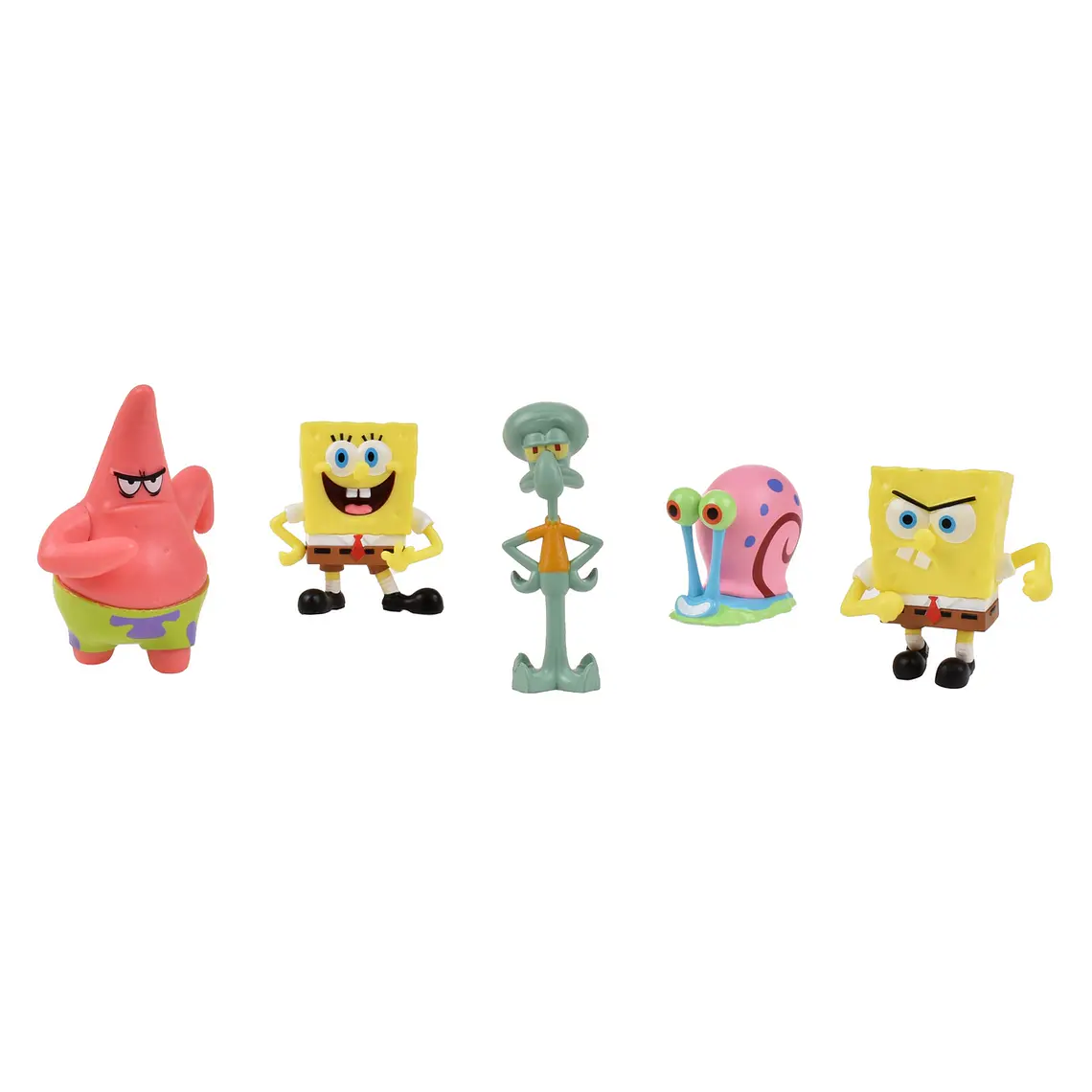 PACK 5 FIGURAS 5 CM EN BLISTER BOB ESPONJA (DISEÑO ALEATORIO) 6