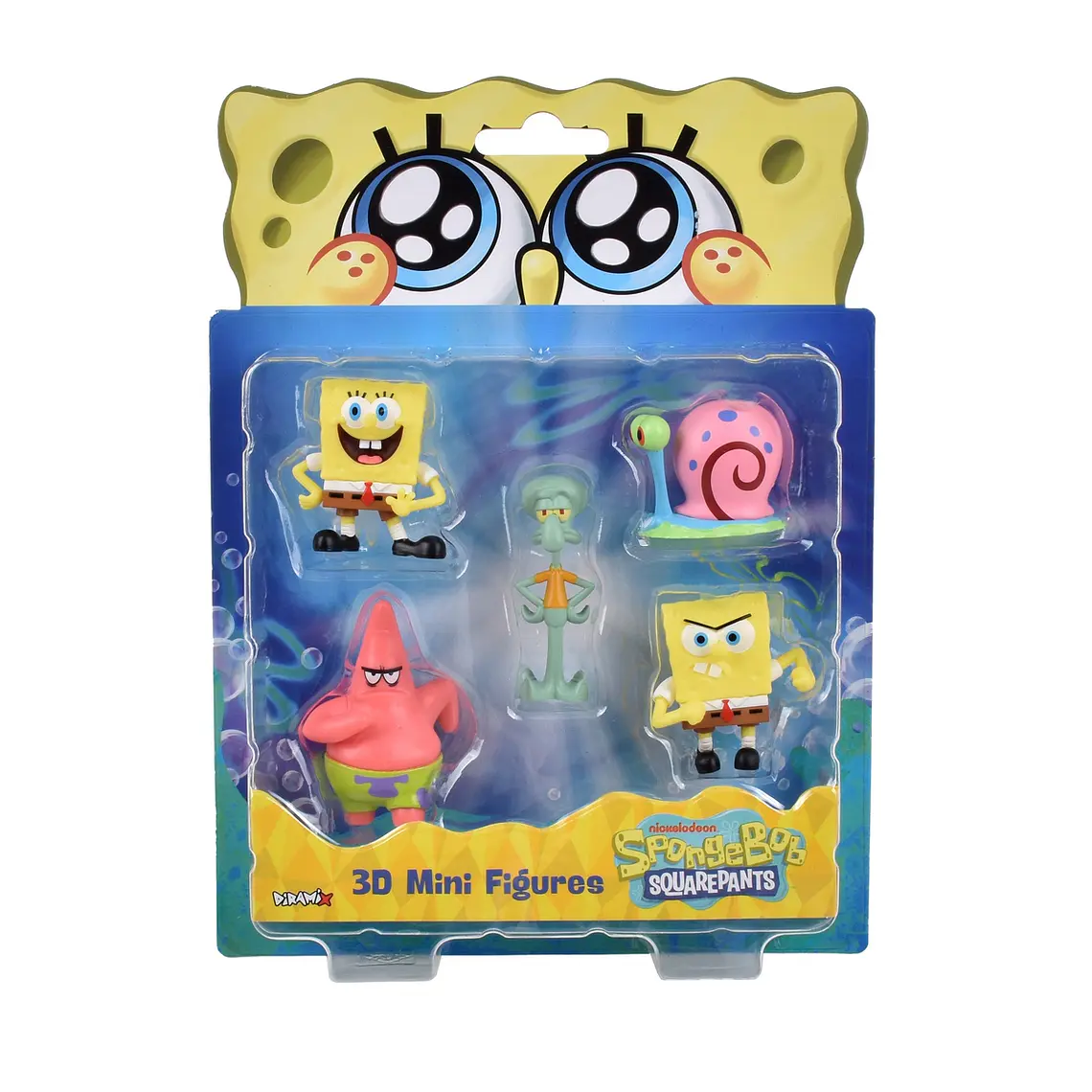 PACK 5 FIGURAS 5 CM EN BLISTER BOB ESPONJA (DISEÑO ALEATORIO) 7