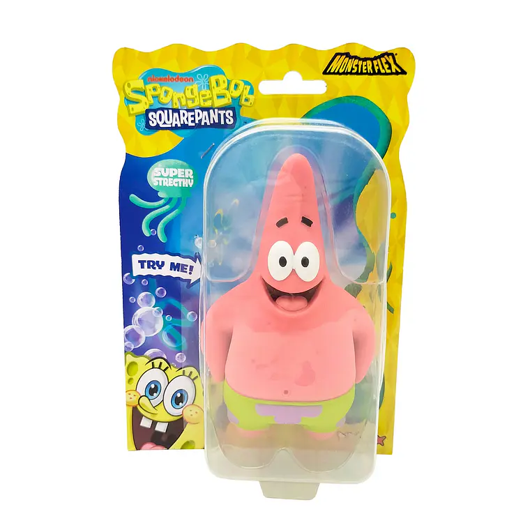 FIGURA STRECH DE GOMA DE 11 A 15 CMS QUE SE ESTIRA BOB ESPONJA (DISEÑO ALEATORIO) 4