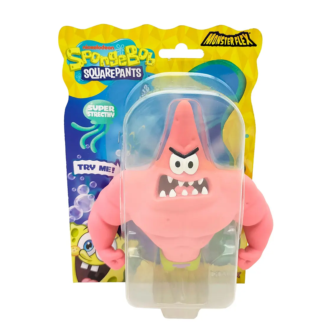FIGURA STRECH DE GOMA DE 11 A 15 CMS QUE SE ESTIRA BOB ESPONJA (DISEÑO ALEATORIO) 8