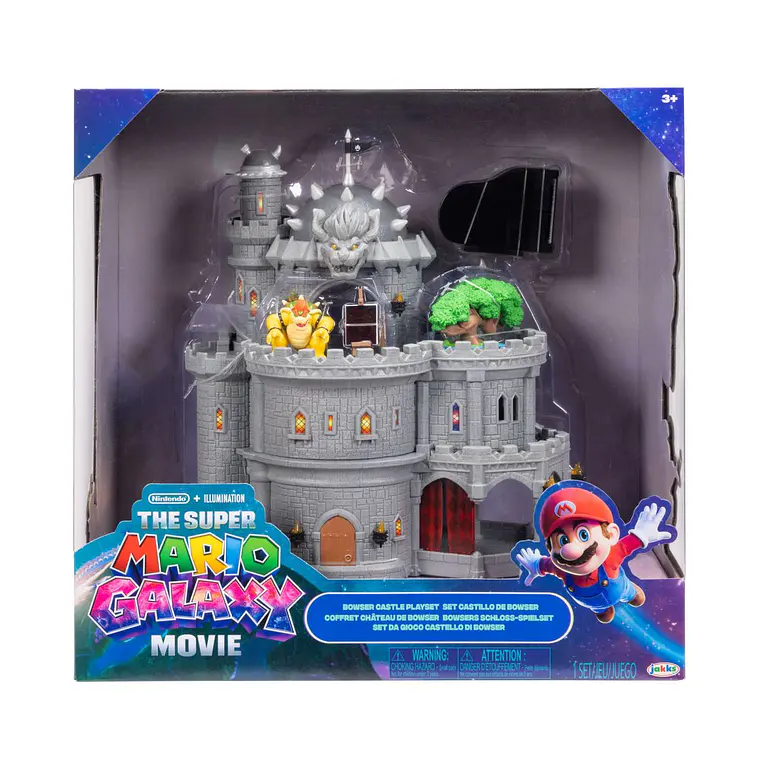 PLAYSET DELUXE CASTILLO BROWSER CON FIGURA 4 CM NINTENDO PELICULA  3