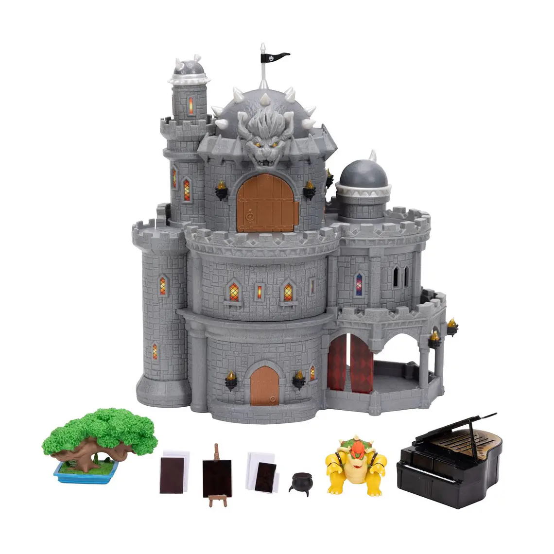 PLAYSET DELUXE CASTILLO BROWSER CON FIGURA 4 CM NINTENDO PELICULA  4