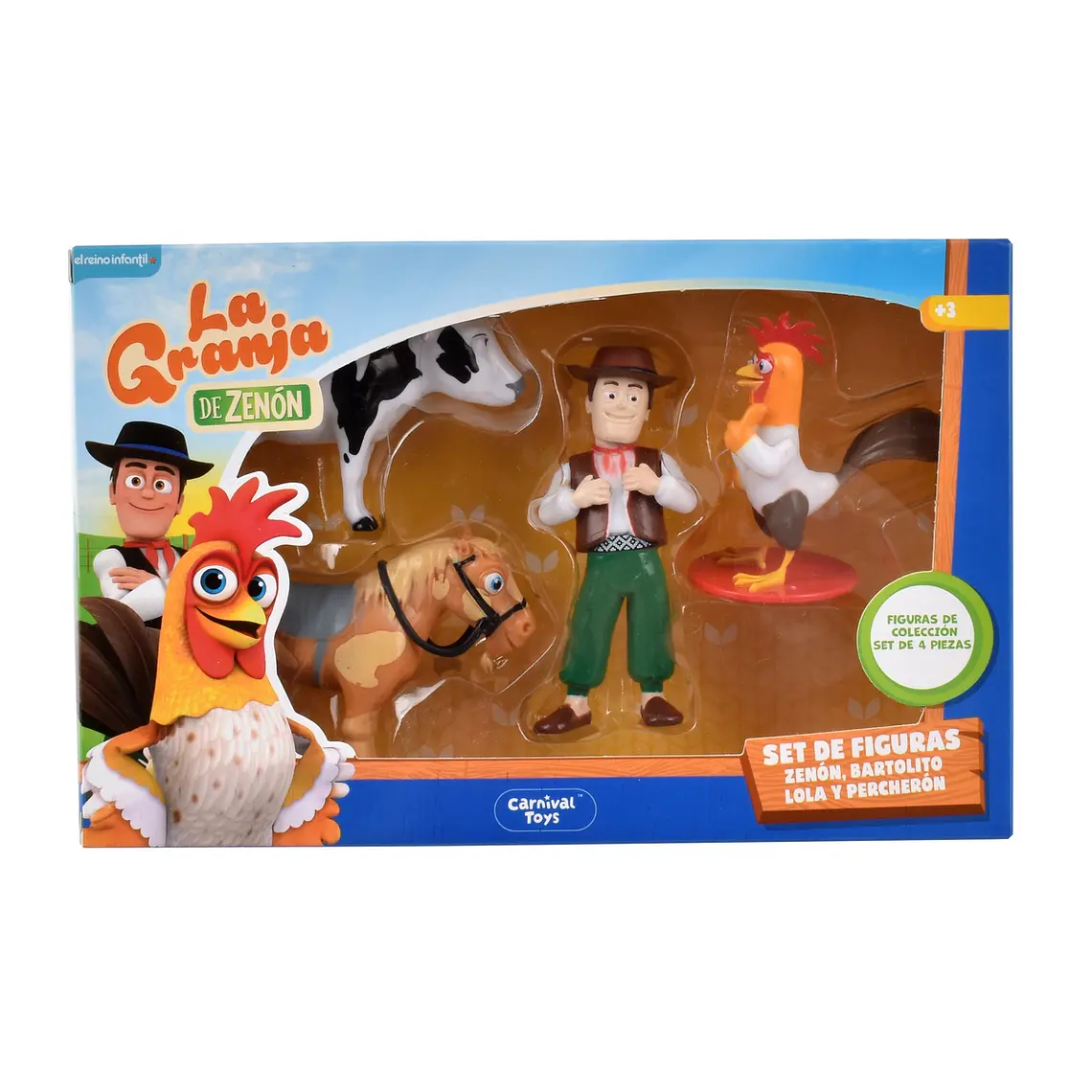 SET 4 FIGURAS 8 CM LA GRANJA DE ZENON  1