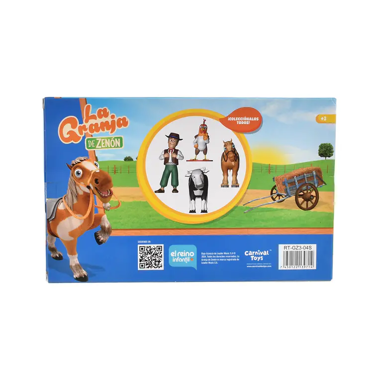 SET 4 FIGURAS 8 CM LA GRANJA DE ZENON  4