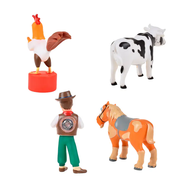 FIGURA MUSICAL DE 9 A 15 CM LA GRANJA DE ZENON (DISEÑO ALEATORIO) 5