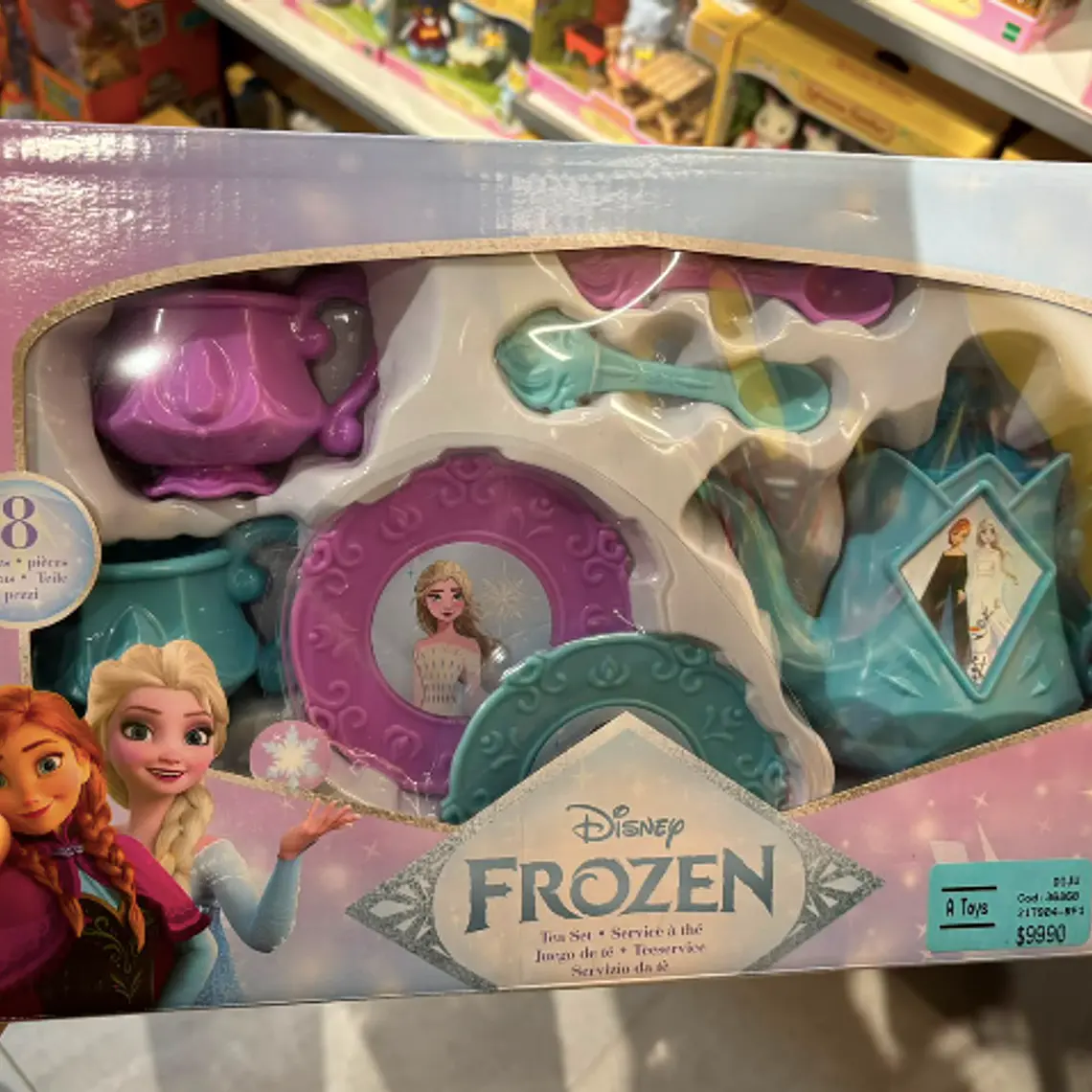 SET DE TE 8 PIEZAS FROZEN DE DISNEY  7