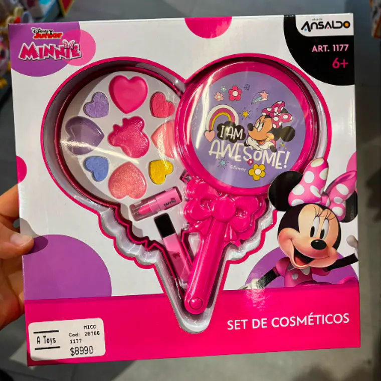 COSMETIQUERO PALETA DE DULCE MINNIE 7