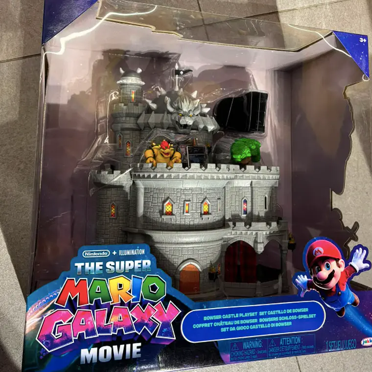 PLAYSET DELUXE CASTILLO BROWSER CON FIGURA 4 CM NINTENDO PELICULA  10