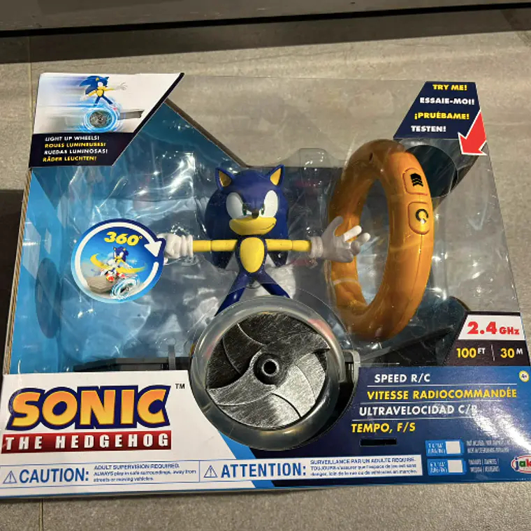 SKATE RC CON FIGURA SONIC  9