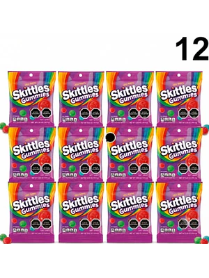 PACK 12 BOLSAS MASTICABLES GUMMIES WILD BERRY 164 G | $2.249 POR UNIDAD | VENCE: 08/01/2027