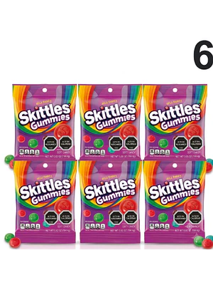 PACK 6 BOLSAS MASTICABLES GUMMIES WILD BERRY 164 G | $2.498 POR UNIDAD | VENCE: 08/01/2027