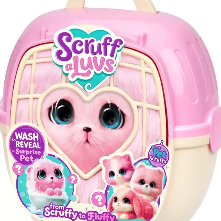 PELUCHE RESCATAME CON CASITA Y ACCESORIOS SCRUFF A LUVS (COLOR ALEATORIO) 1