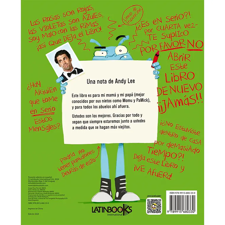 TE LO SUPLICO… POR FAVOR NO ABRIR ESTE LIBRO I LEE, ANDY (EDAD SUGERIDA 5+) 2
