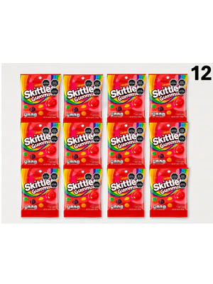 PACK 12 BOLSAS SKITTLES GUMMIES ORIGINAL 164 G | $2.249 POR UNIDAD | VENCE: 04/01/2027