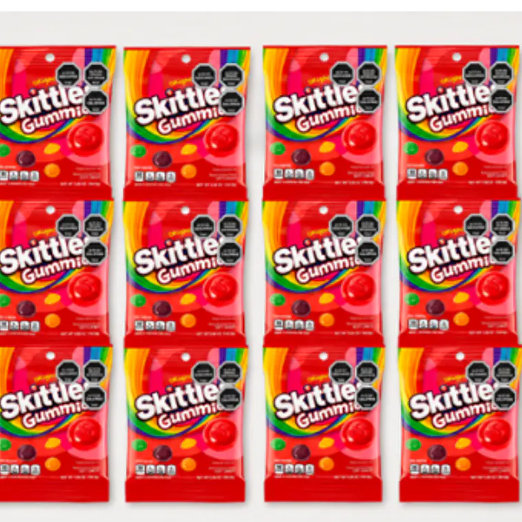 PACK 12 BOLSAS SKITTLES GUMMIES ORIGINAL 164 G | $2.249 POR UNIDAD | VENCE: 04/01/2027 1