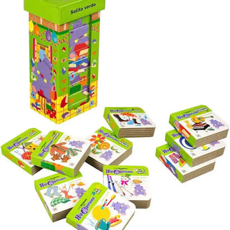 LOS BLOQUES DEL HIPOPÓTAMO VERDE I EQUIPO BETINA l TAPA DURA (EDAD SUGERIDA 3+)  2
