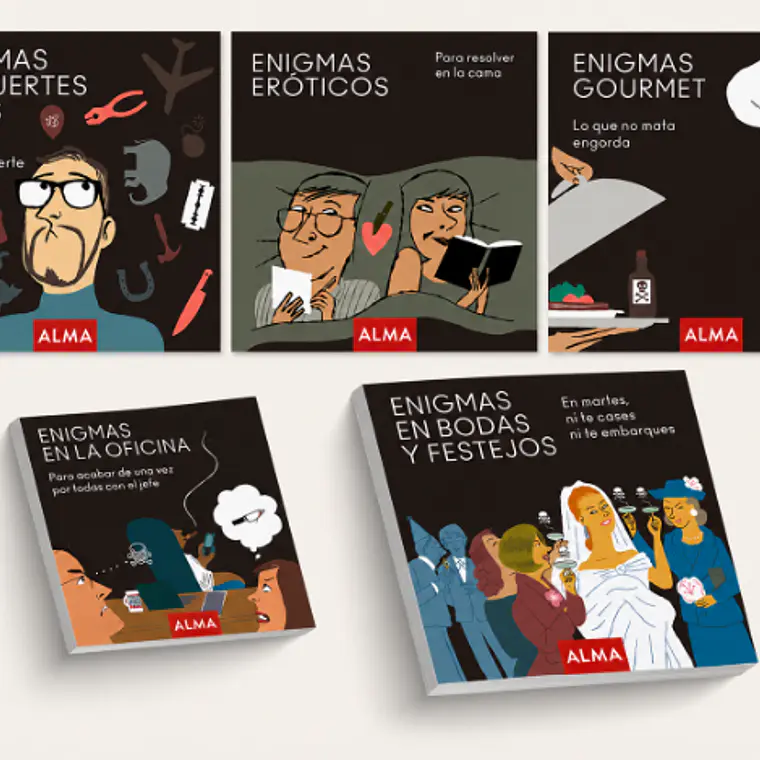 PACK ENIGMAS - 5 LIBROS (EDAD RECOMENDADA 14+)  1