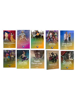 PACK LECTURA ESCOLAR 4 - 10 LIBROS (EDAD RECOMENDADA 12+)