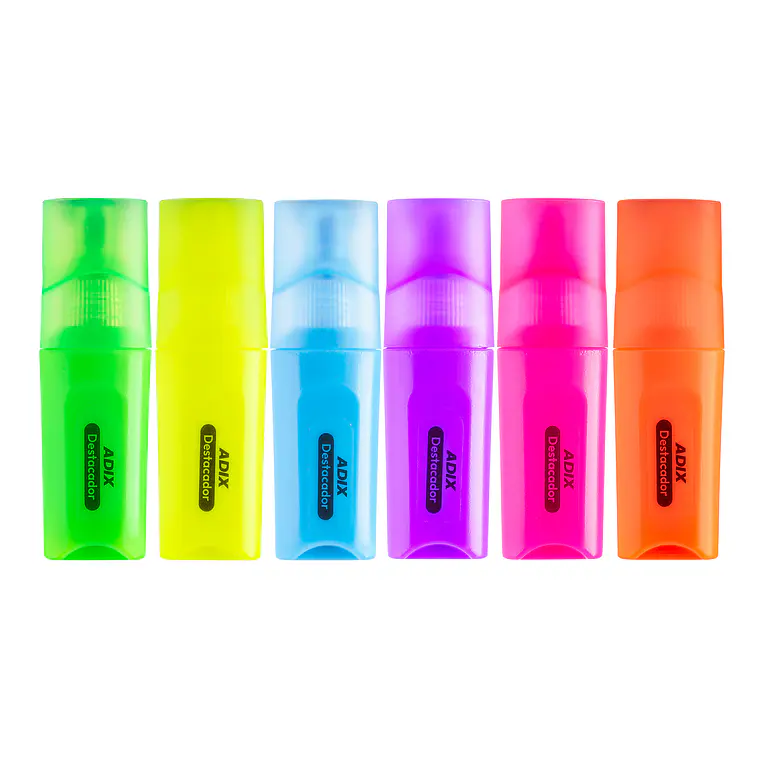 SET DE DESTACADORES MINI (6 UNIDADES) 1
