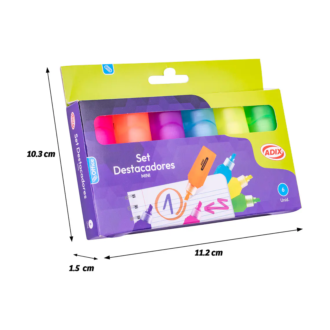 SET DE DESTACADORES MINI (6 UNIDADES) 5