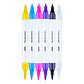 MARCADOR ACRÍLICO PUNTA BRUSH/FINA (6 COLORES) - Miniatura 7