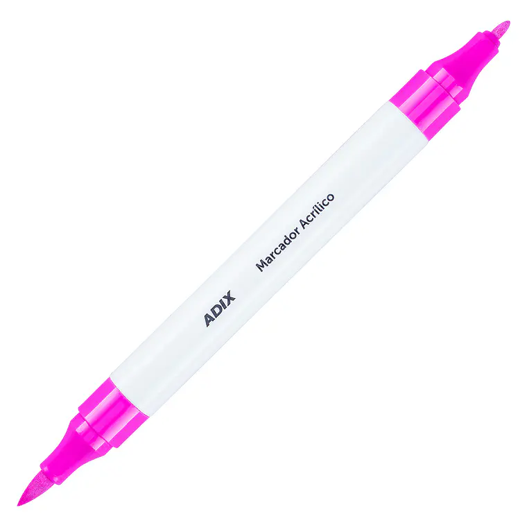 MARCADOR ACRÍLICO PUNTA BRUSH/FINA (6 COLORES) 18